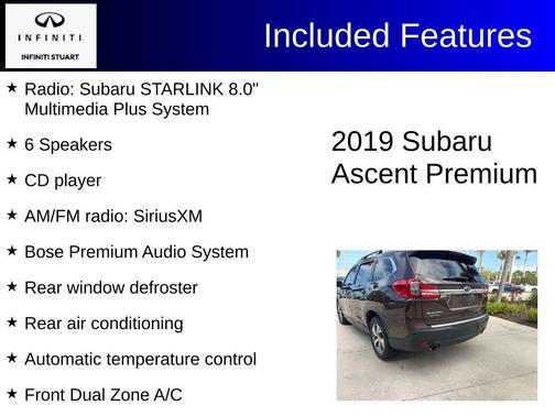 2019 Subaru Ascent Premium 8-Passenger