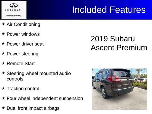 2019 Subaru Ascent Premium 8-Passenger