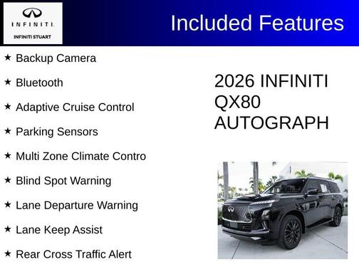 Diamond Black 2026 INFINITI QX80 AUTOGRAPH