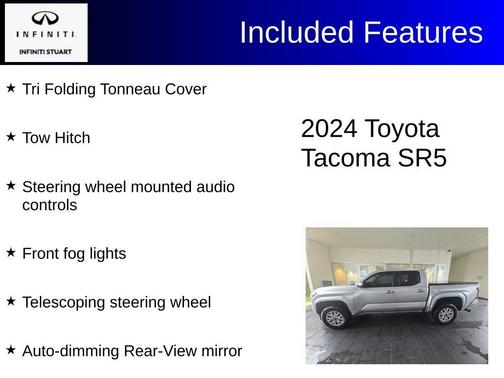 Celestial Silver Metallic 2024 Toyota Tacoma SR5