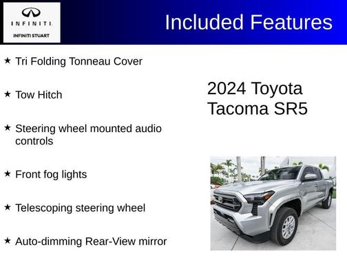 Celestial Silver Metallic 2024 Toyota Tacoma SR5