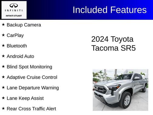 Celestial Silver Metallic 2024 Toyota Tacoma SR5