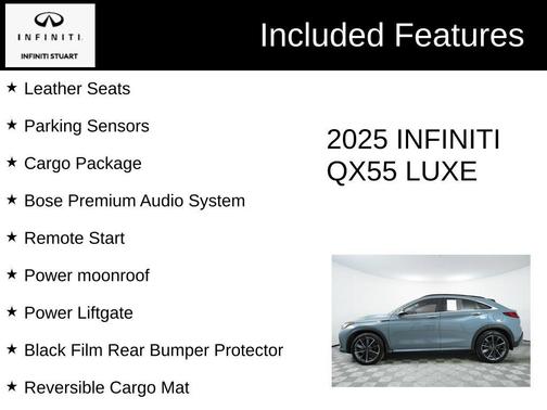 2025 INFINITI QX55 LUXE
