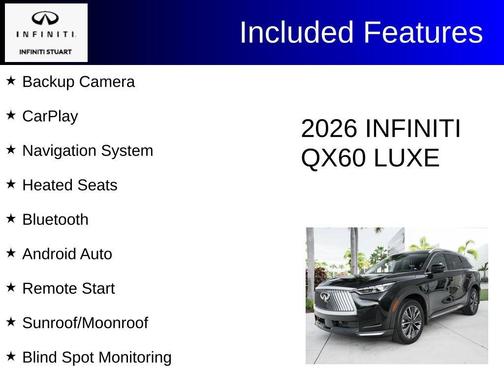 Diamond Black 2026 INFINITI QX60 LUXE