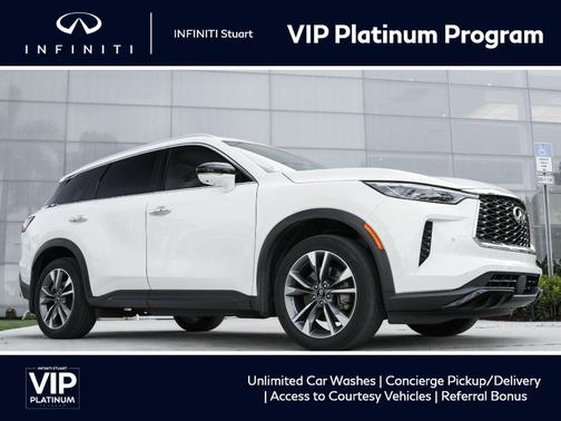Majestic White 2023 INFINITI QX60 Luxe