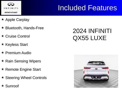 2024 INFINITI QX55 LUXE