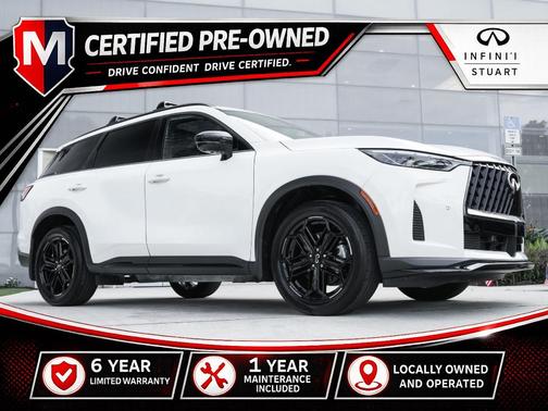 Radiant White 2026 INFINITI QX60 SPORT
