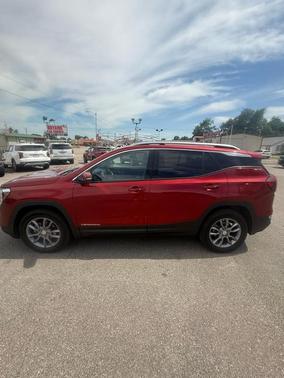 Burgundy 2023 GMC Terrain SLT
