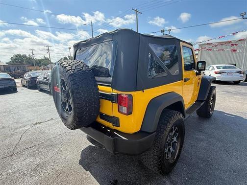 Yellow 2015 Jeep Wrangler Sport