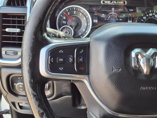 White 2019 RAM 1500 Laramie