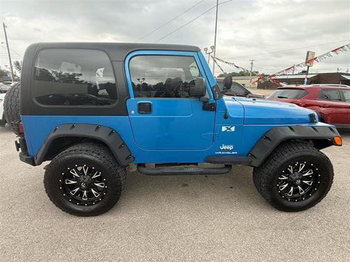 Blue 2003 Jeep Wrangler X