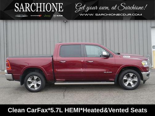 Delmonico Red Pearlcoat 2022 RAM 1500 Laramie