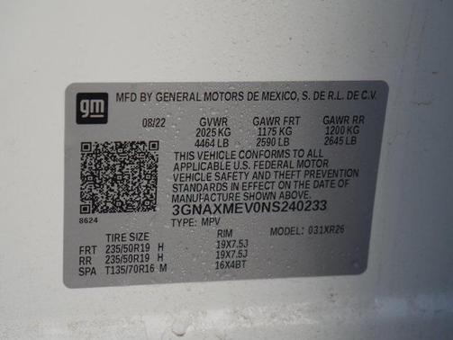 2022 Chevrolet Equinox FWD RS