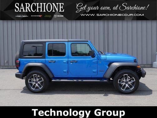 Hydro Blue Pearlcoat 2025 Jeep Wrangler 4xe Sport S
