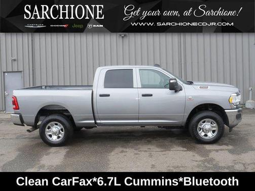 Billet Silver Metallic Clearcoat 2024 RAM 2500 Tradesman Crew Cab 4x4 6'4' Box