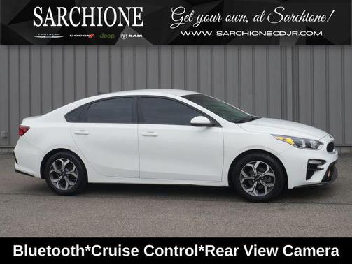 Clear White 2019 Kia Forte LXS