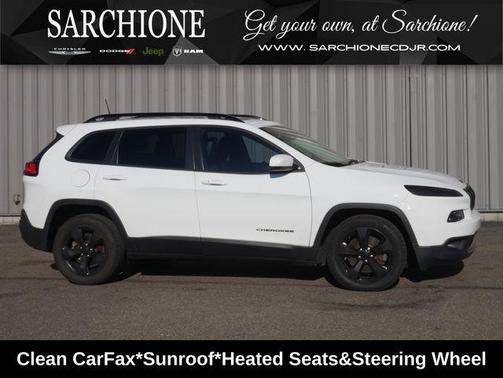Bright White Clearcoat 2016 Jeep Cherokee Limited