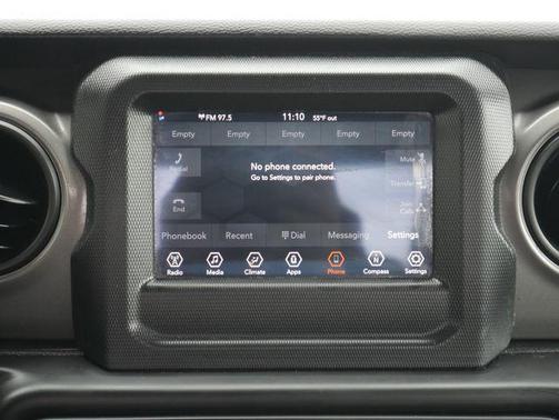 Black Clearcoat 2023 Jeep Gladiator Sport