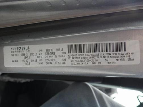 2015 Jeep Wrangler Sahara