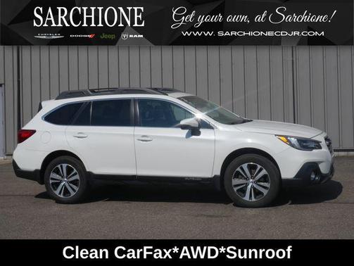 Crystal White Pearl 2018 Subaru Outback 2.5i Limited