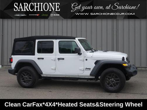 Bright White Clearcoat 2024 Jeep Wrangler Sport S