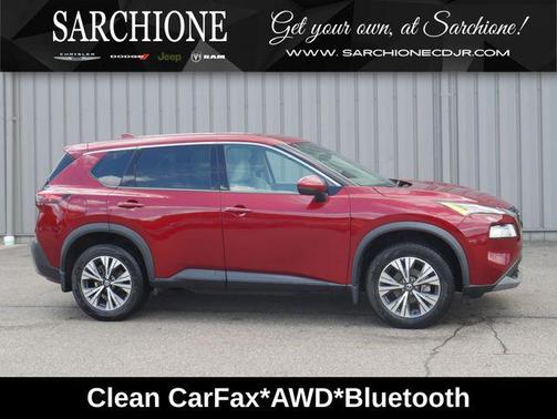 Scarlet Ember Tintcoat 2021 Nissan Rogue SV