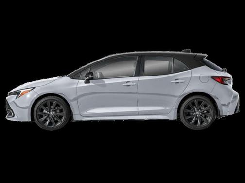 Silver 2025 Toyota Corolla Hatchback XSE