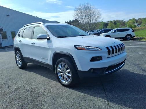 White 2017 Jeep Cherokee Limited