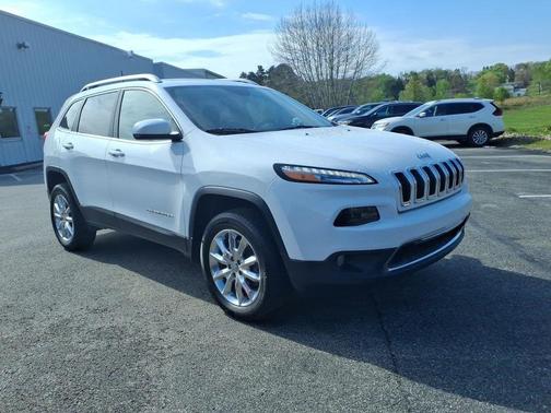 White 2017 Jeep Cherokee Limited