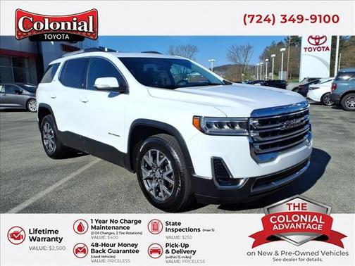 White 2020 GMC Acadia SLE