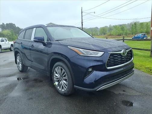 Blue 2026 Toyota Highlander Platinum