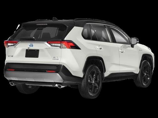 White 2021 Toyota RAV4 Hybrid XSE
