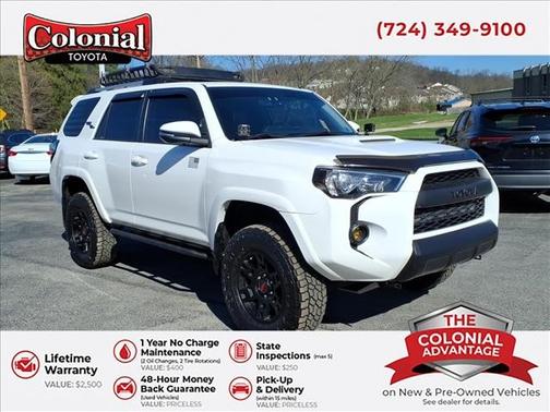 White 2018 Toyota 4Runner TRD Off Road Premium