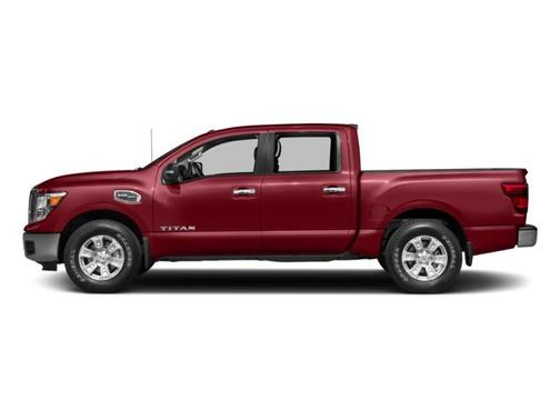 Red 2017 Nissan Titan SV