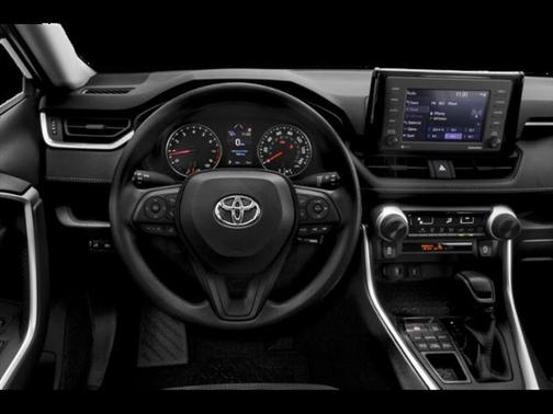 Red 2022 Toyota RAV4 LE