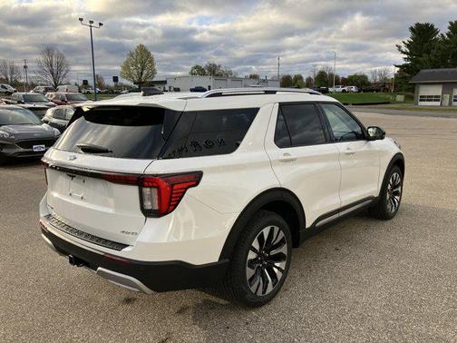 White 2026 Ford Explorer Platinum