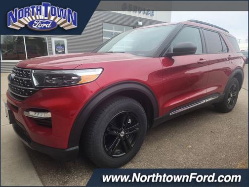 Rapid Red Metallic Tinted Clearcoat 2021 Ford Explorer XLT