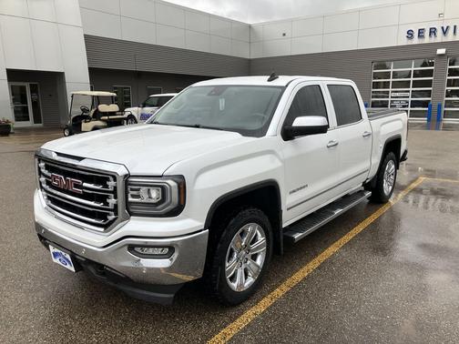 White Frost Tricoat 2018 GMC Sierra 1500 SLT