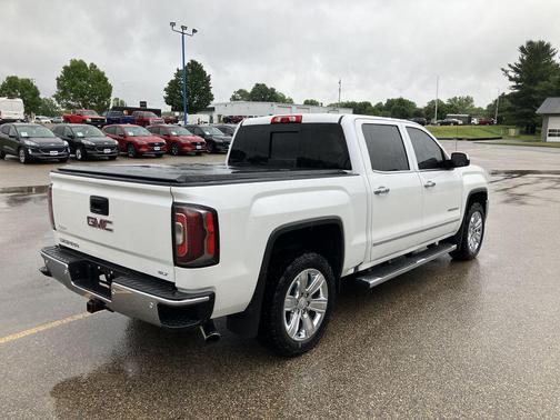 White Frost Tricoat 2018 GMC Sierra 1500 SLT