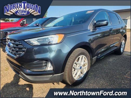 Blue Metallic 2019 Ford Edge SEL