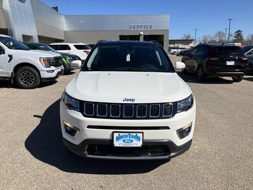 White Clearcoat 2021 Jeep Compass Limited