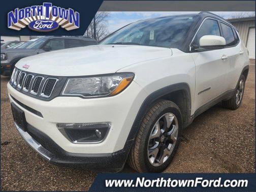 White Clearcoat 2021 Jeep Compass Limited