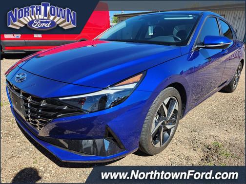 Intense Blue 2023 Hyundai ELANTRA Limited