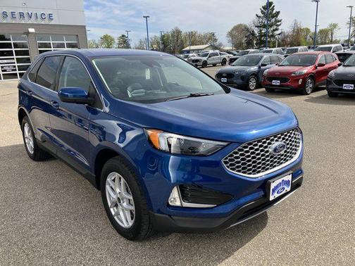 Atlas Blue Metallic 2024 Ford Edge SEL