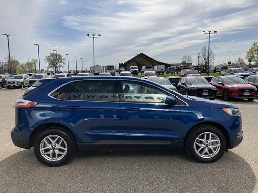 Atlas Blue Metallic 2024 Ford Edge SEL