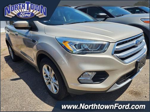 White Gold Metallic 2017 Ford Escape SE