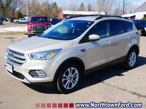White Gold Metallic 2017 Ford Escape SE