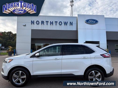 Star White Metallic Tri-Coat 2024 Ford Edge SEL