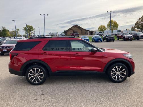 Red Metallic 2026 Ford Explorer ST-Line