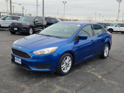 Lightning Blue Metallic 2018 Ford Focus SE
